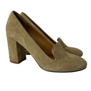 Sarto Franco Sarto Albright Suede Chunky Block Heels Tan Beige Sz 7 Fall